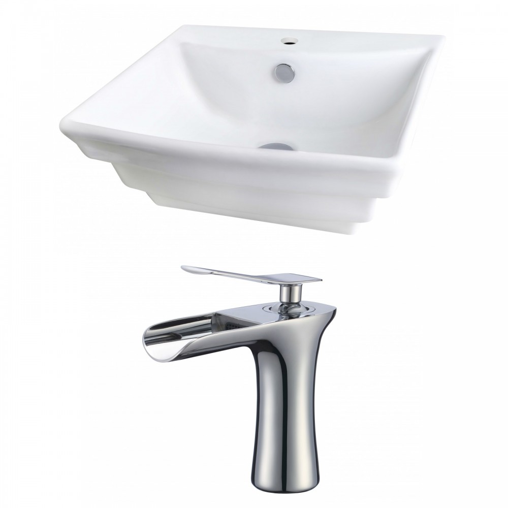 19.75-in. W Bathroom Vessel Sink Set_AI-17853