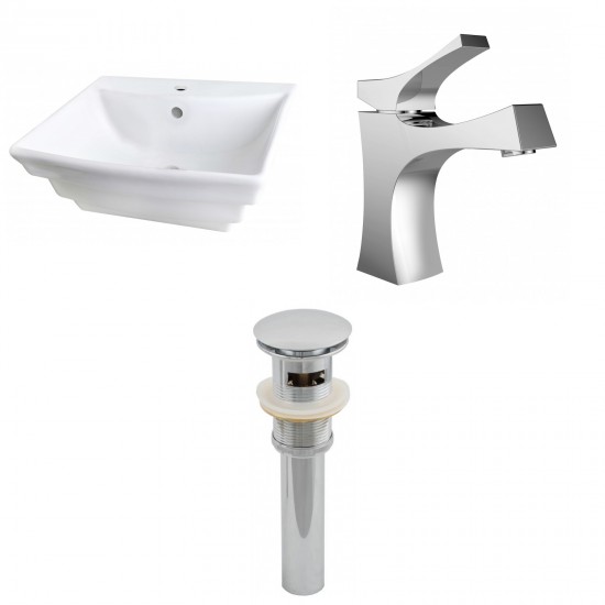 19.75-in. W Bathroom Vessel Sink Set_AI-26113