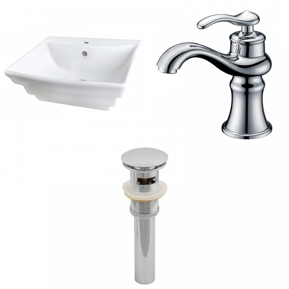 19.75-in. W Bathroom Vessel Sink Set_AI-26114