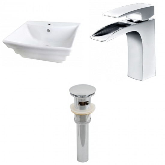 19.75-in. W Bathroom Vessel Sink Set_AI-26117