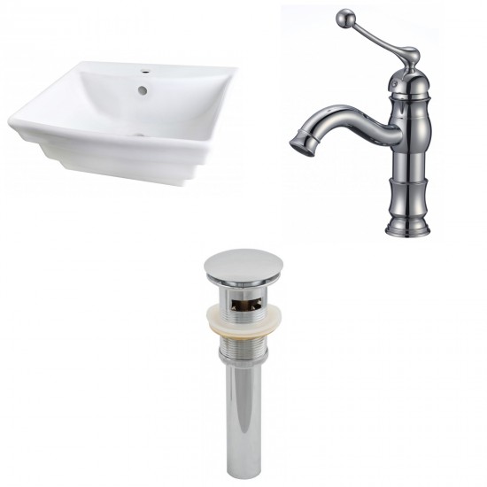 19.75-in. W Bathroom Vessel Sink Set_AI-26118