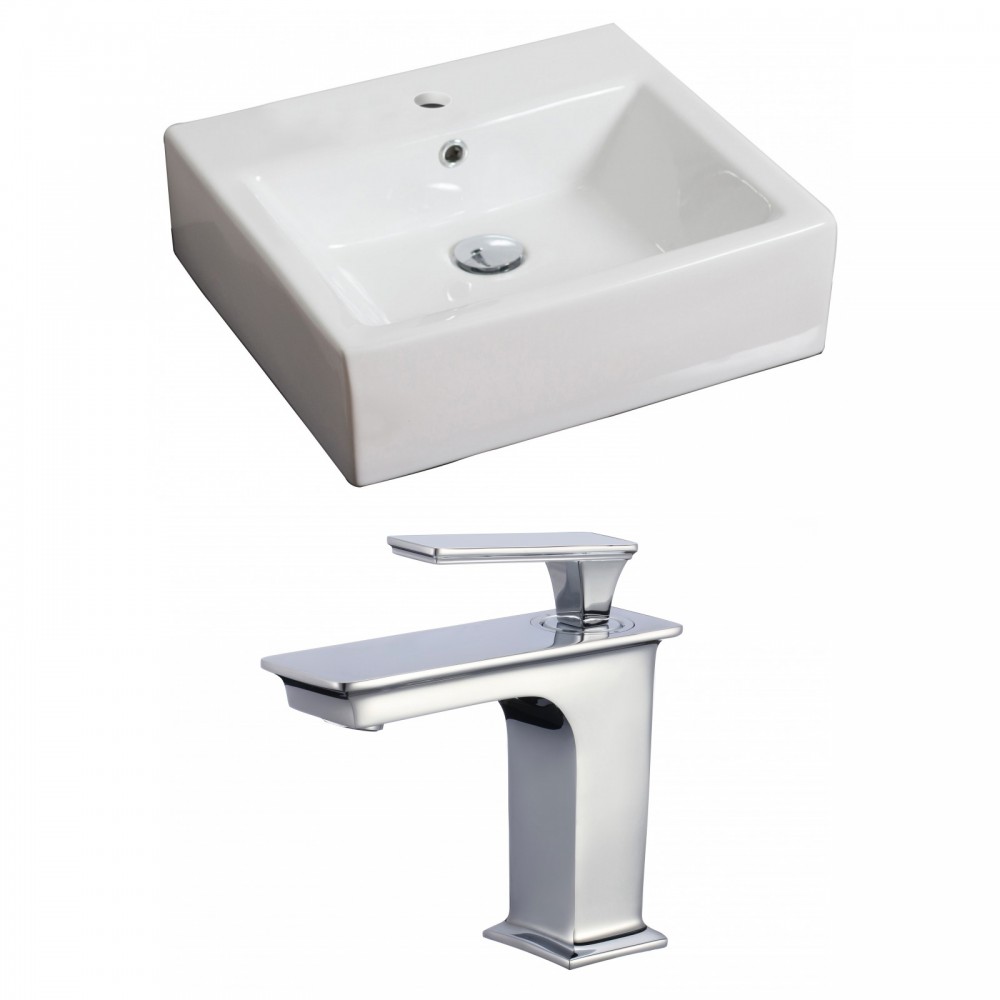 21-in. W Bathroom Vessel Sink Set_AI-17856