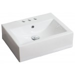 21-in. W Bathroom Vessel Sink Set_AI-14823