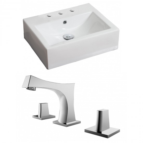 21-in. W Bathroom Vessel Sink Set_AI-15112