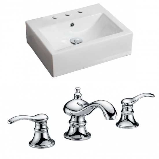 21-in. W Bathroom Vessel Sink Set_AI-15113