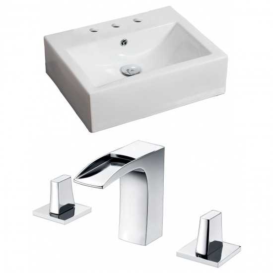 21-in. W Bathroom Vessel Sink Set_AI-15116