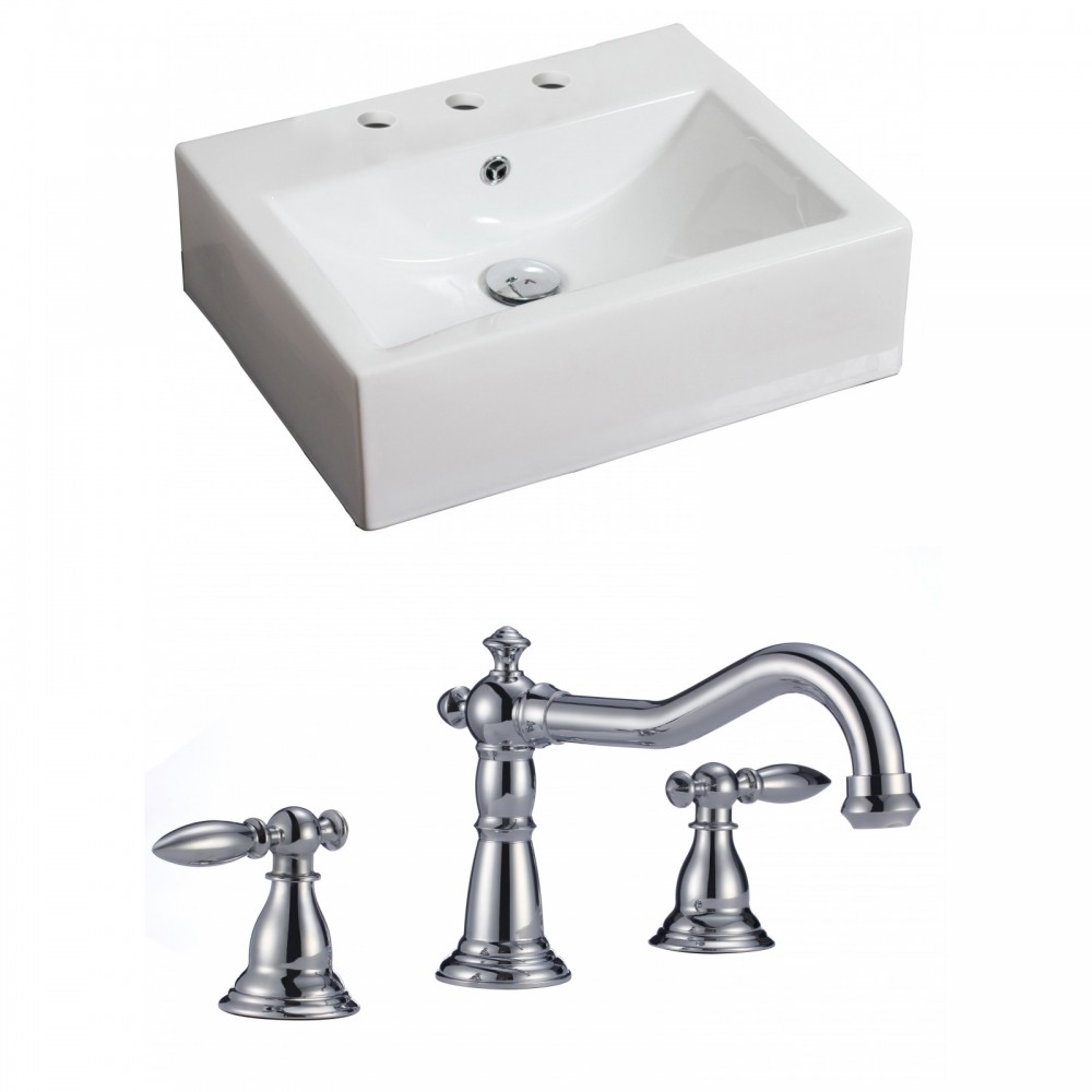 21-in. W Bathroom Vessel Sink Set_AI-15117