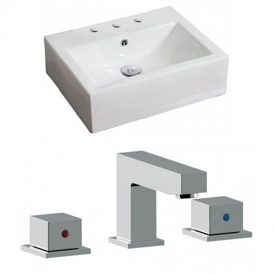 21-in. W Bathroom Vessel Sink Set_AI-17857