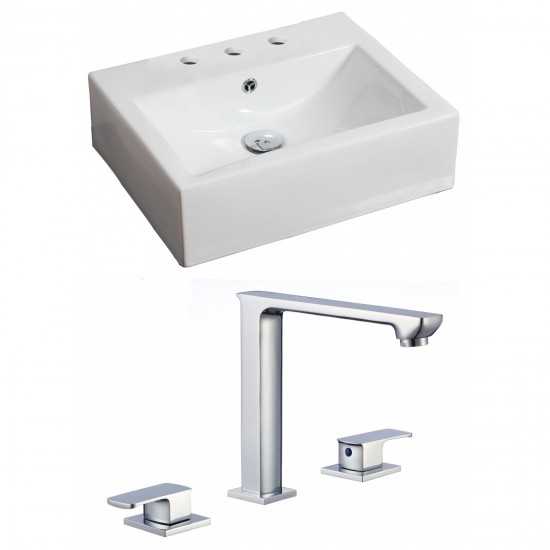 21-in. W Bathroom Vessel Sink Set_AI-17858