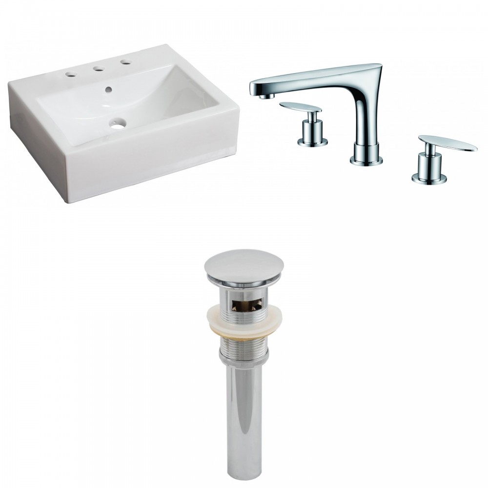 21-in. W Bathroom Vessel Sink Set_AI-26127