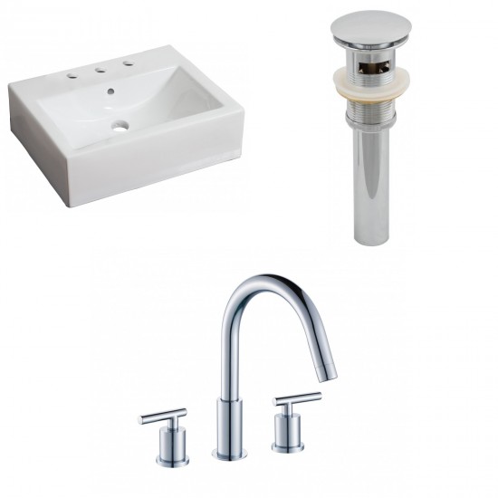 21-in. W Bathroom Vessel Sink Set_AI-26130