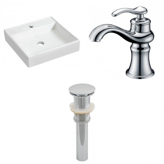 17.5-in. W Bathroom Vessel Sink Set_AI-26150