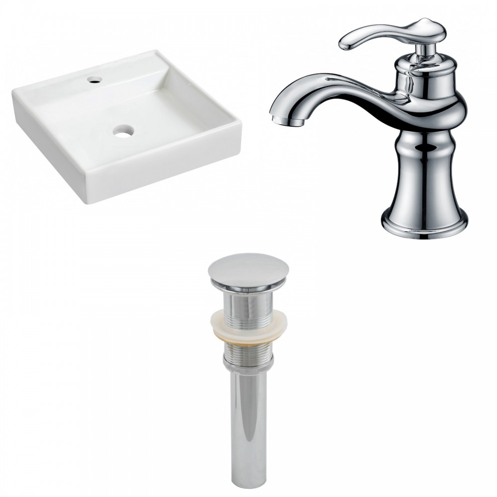 17.5-in. W Bathroom Vessel Sink Set_AI-26150