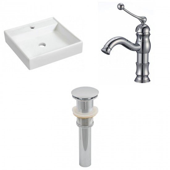 17.5-in. W Bathroom Vessel Sink Set_AI-26154