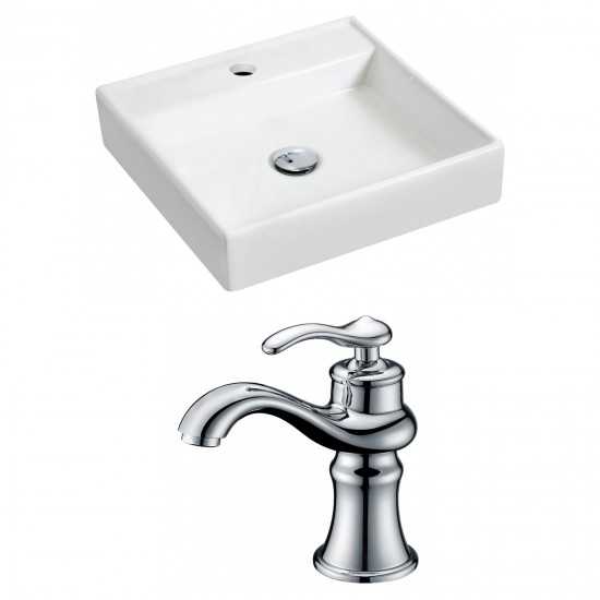 17.5-in. W Bathroom Vessel Sink Set_AI-15155