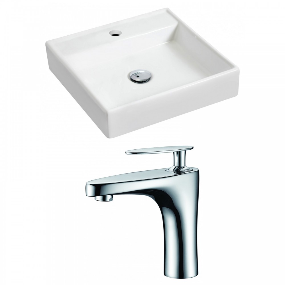 17.5-in. W Bathroom Vessel Sink Set_AI-15156