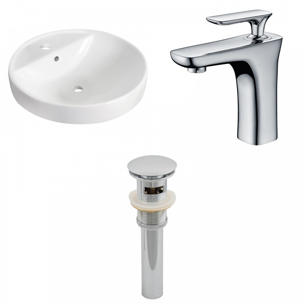 18.25-in. W Bathroom Vessel Sink Set_AI-26164