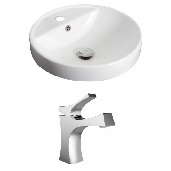 18.25-in. W Bathroom Vessel Sink Set_AI-15168