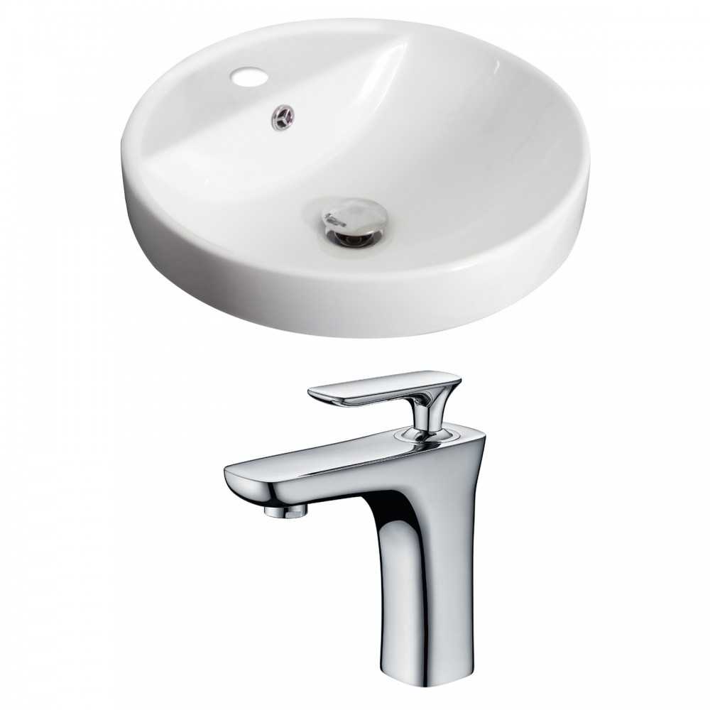 18.25-in. W Bathroom Vessel Sink Set_AI-15171