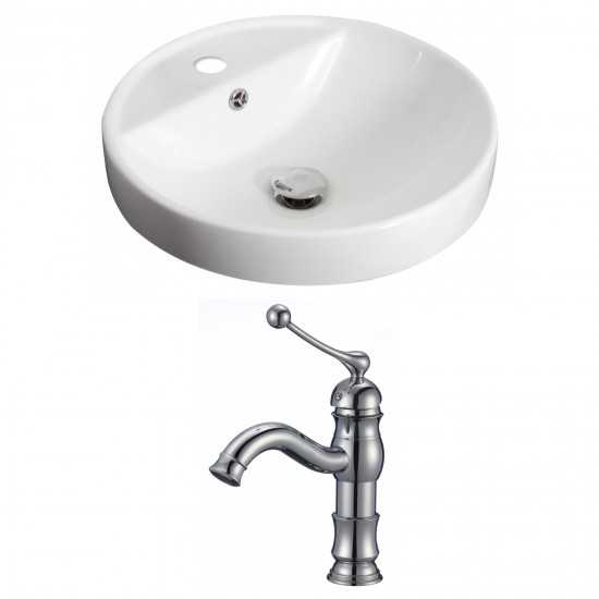 18.25-in. W Bathroom Vessel Sink Set_AI-15174