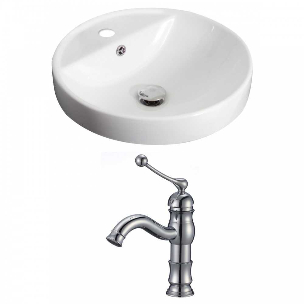 18.25-in. W Bathroom Vessel Sink Set_AI-15174