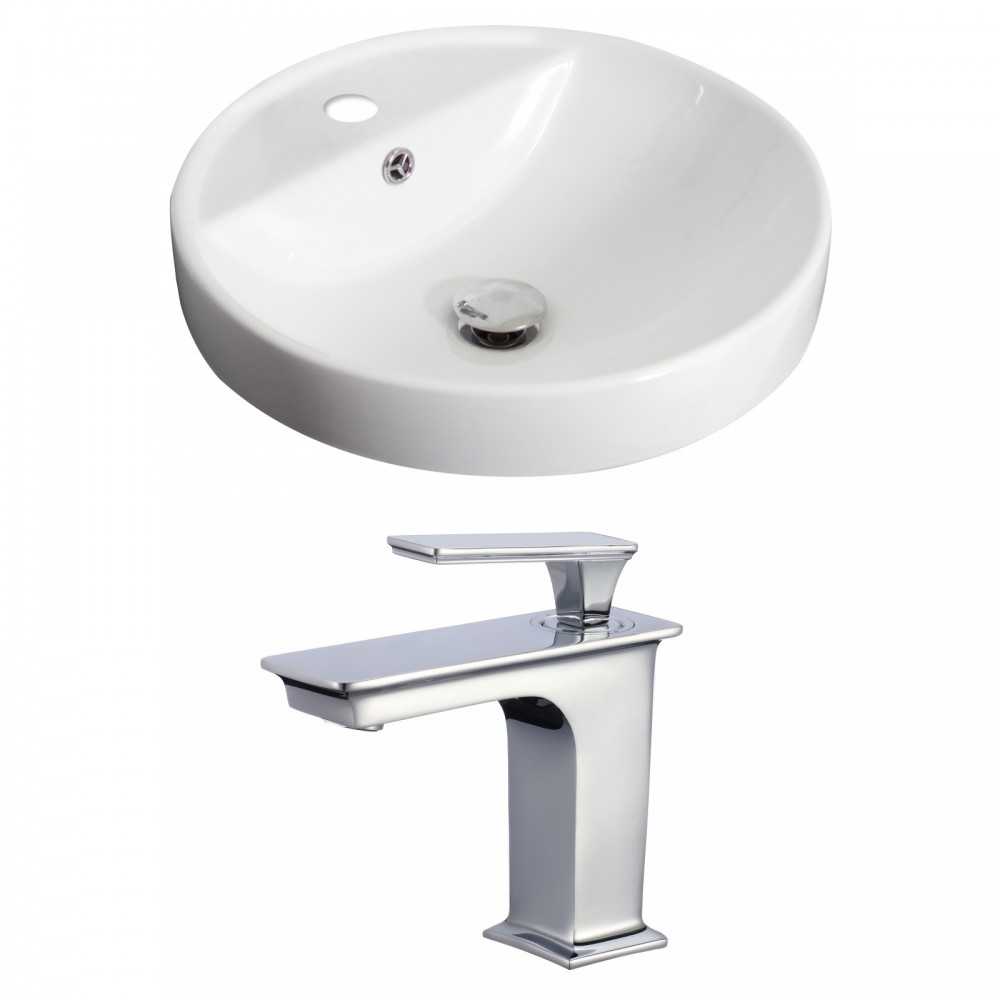 18.25-in. W Bathroom Vessel Sink Set_AI-17870