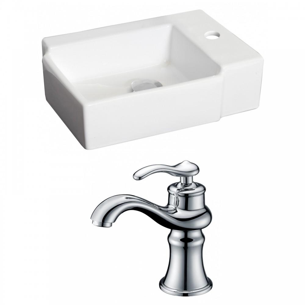 16.25-in. W Bathroom Vessel Sink Set_AI-15188