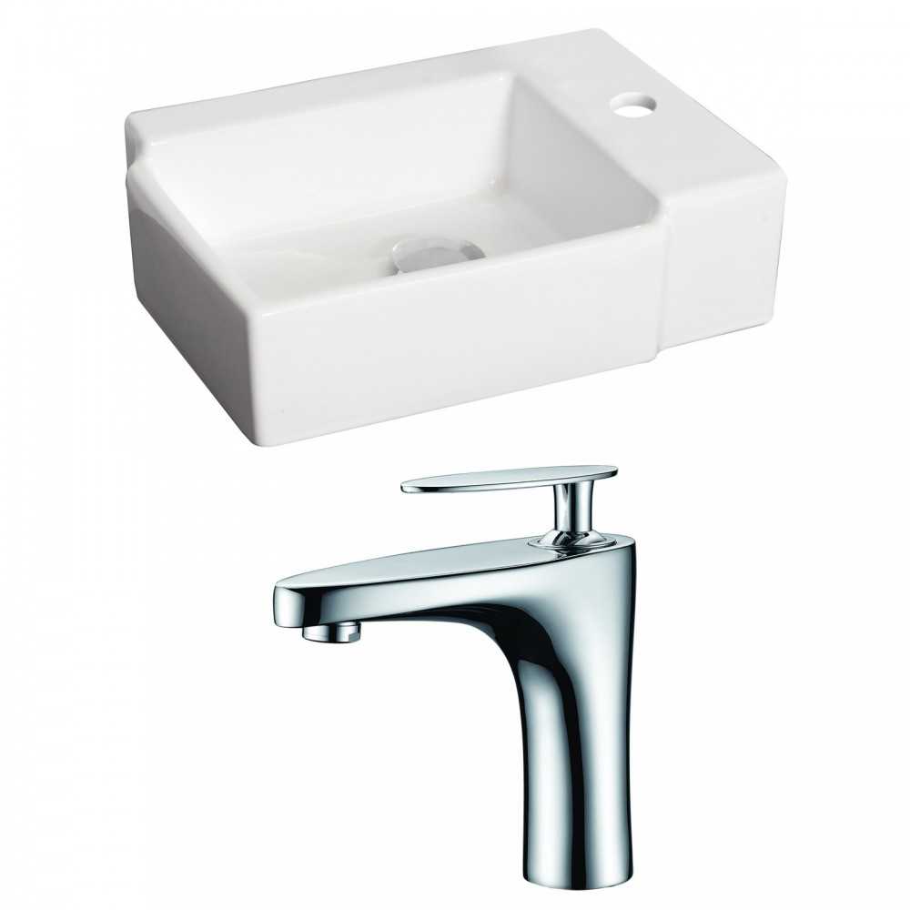16.25-in. W Bathroom Vessel Sink Set_AI-15189