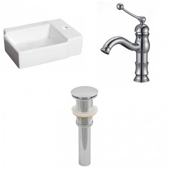 16.25-in. W Bathroom Vessel Sink Set_AI-26178