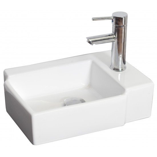 16.25-in. W Bathroom Vessel Sink Set_AI-26178