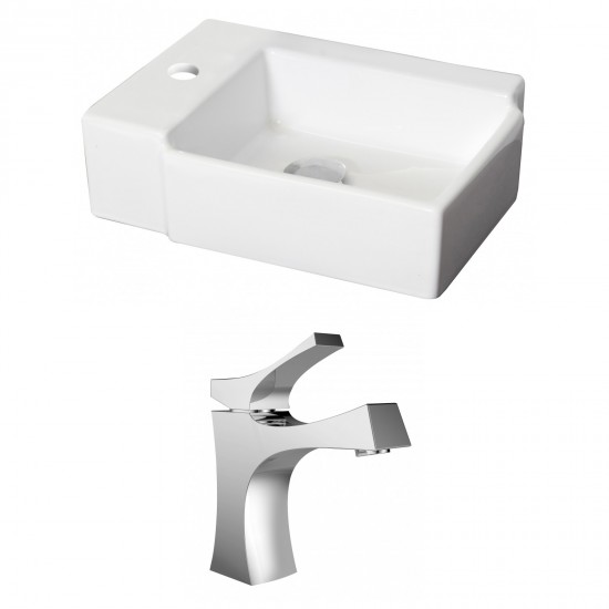 16.25-in. W Bathroom Vessel Sink Set_AI-15201