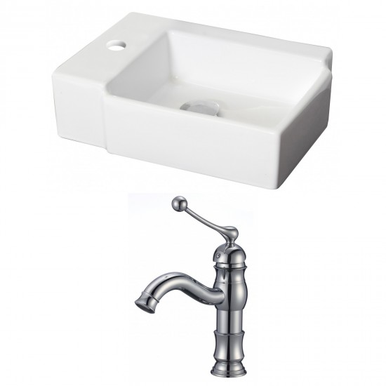 16.25-in. W Bathroom Vessel Sink Set_AI-15207