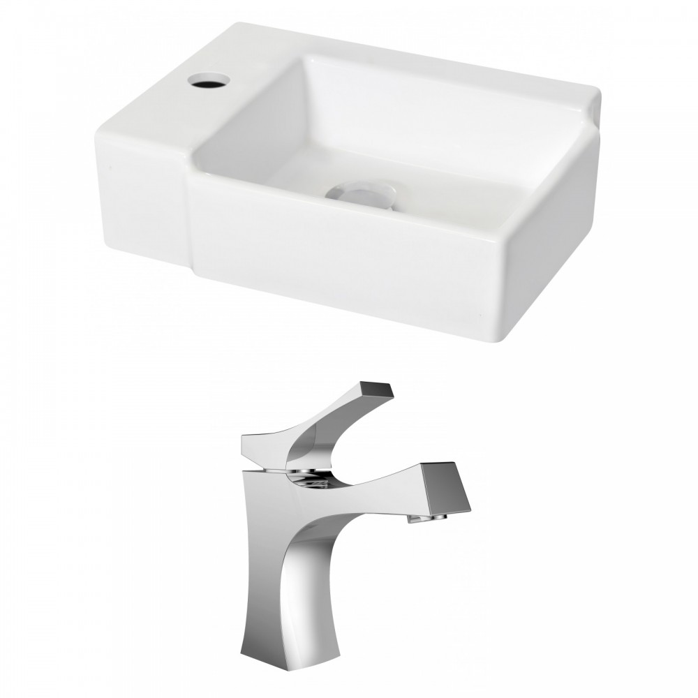 16.25-in. W Bathroom Vessel Sink Set_AI-15208