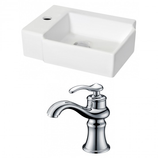 16.25-in. W Bathroom Vessel Sink Set_AI-15209