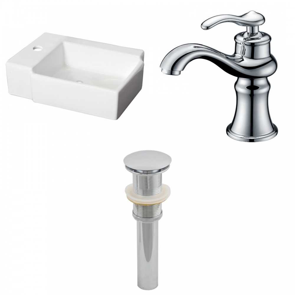 16.25-in. W Bathroom Vessel Sink Set_AI-26192