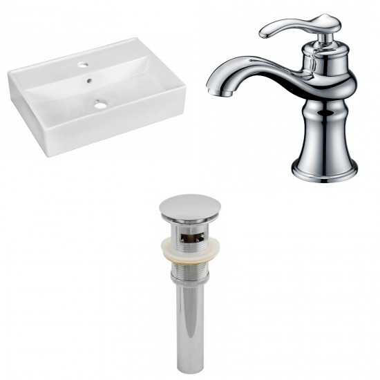 19.75-in. W Bathroom Vessel Sink Set_AI-26198