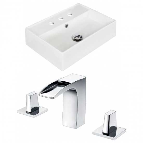 19.75-in. W Bathroom Vessel Sink Set_AI-15226