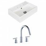 19.75-in. W Bathroom Vessel Sink Set_AI-15228