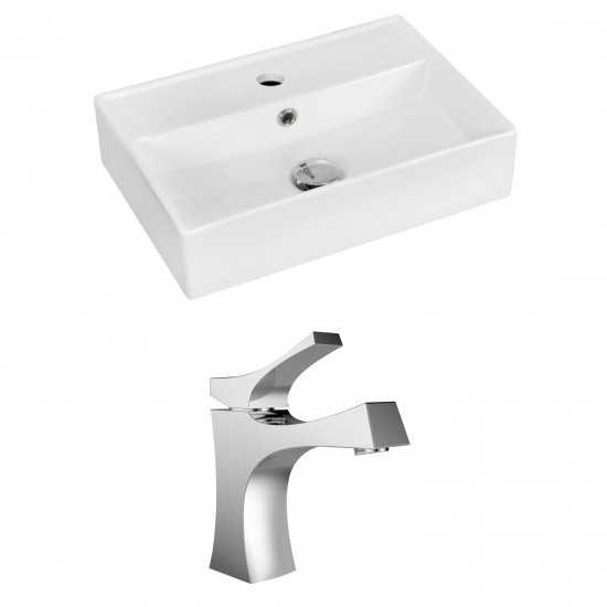 19.75-in. W Bathroom Vessel Sink Set_AI-15229