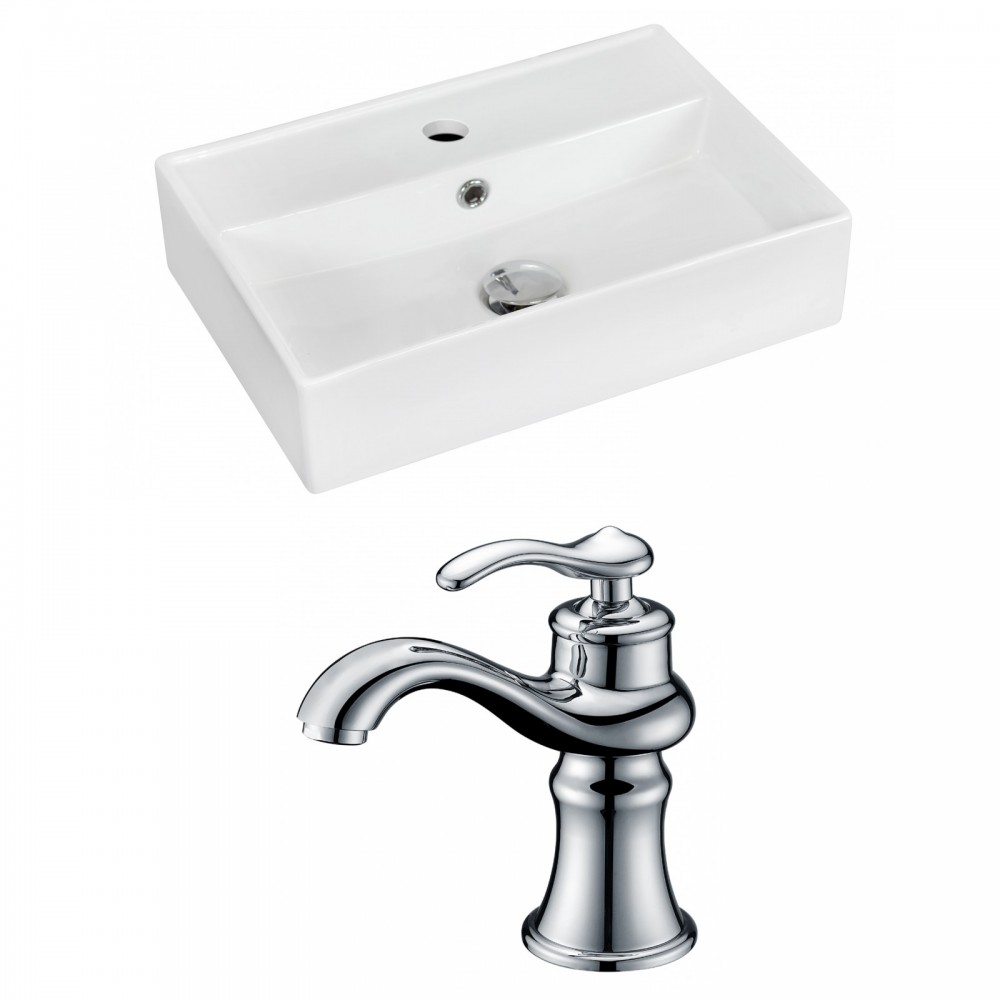 19.75-in. W Bathroom Vessel Sink Set_AI-15230