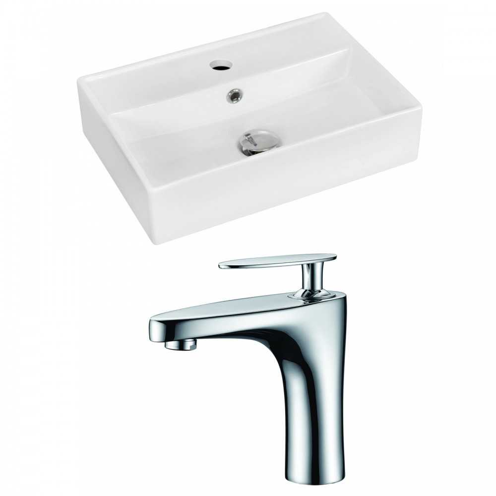 19.75-in. W Bathroom Vessel Sink Set_AI-15231