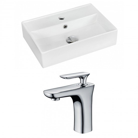 19.75-in. W Bathroom Vessel Sink Set_AI-15232