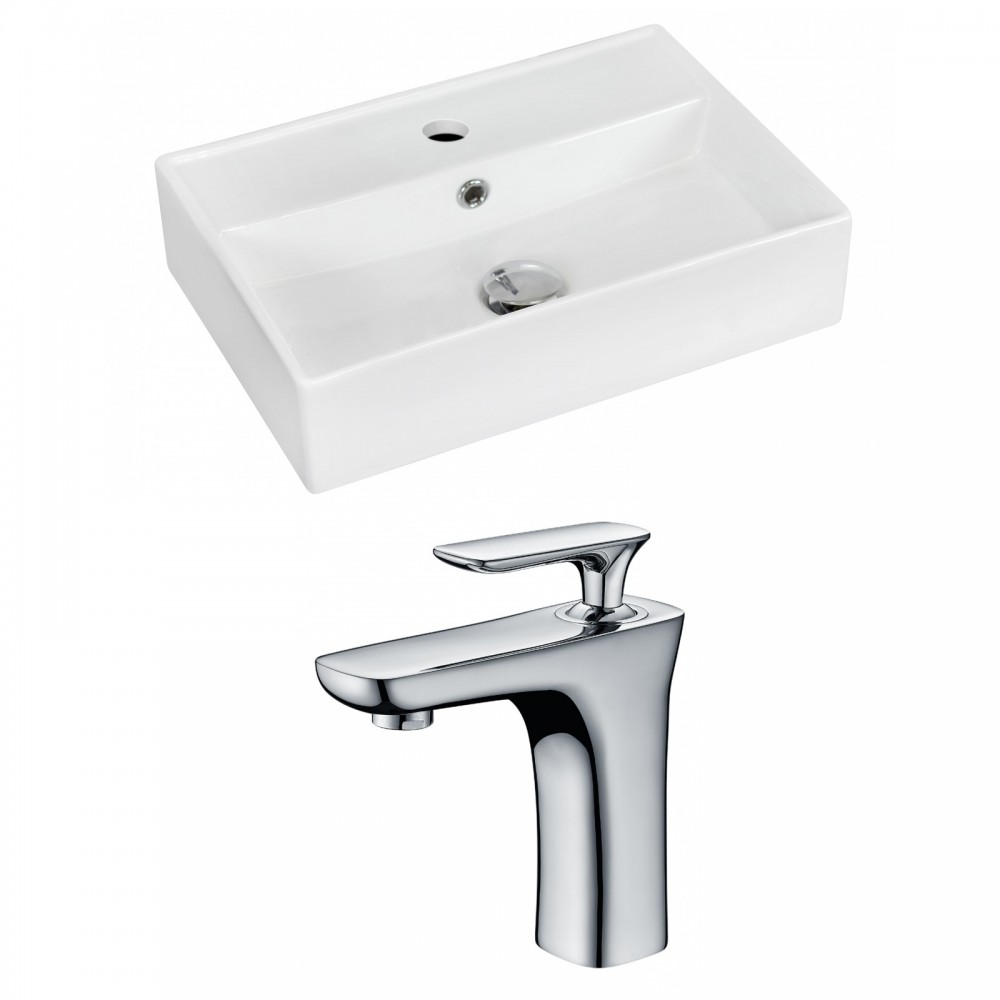 19.75-in. W Bathroom Vessel Sink Set_AI-15232