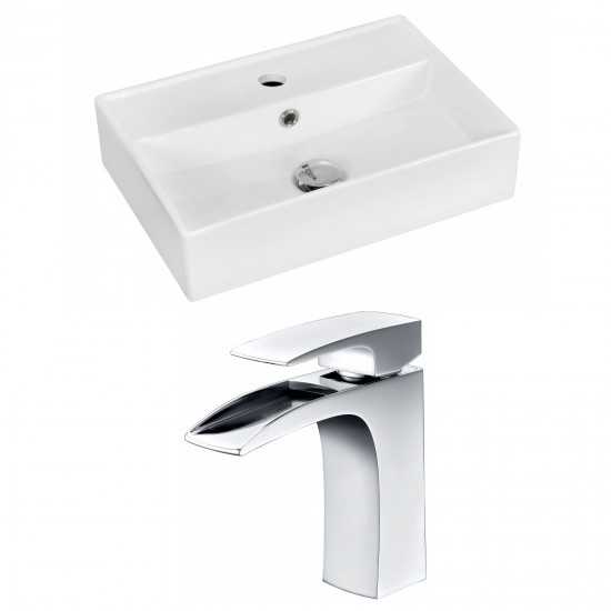 19.75-in. W Bathroom Vessel Sink Set_AI-15233