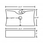 21.5-in. W Bathroom Vessel Sink Set_AI-17900