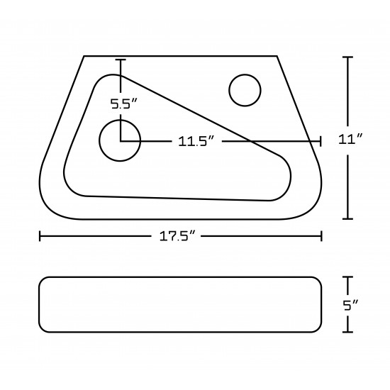 17.5-in. W Bathroom Vessel Sink Set_AI-15303