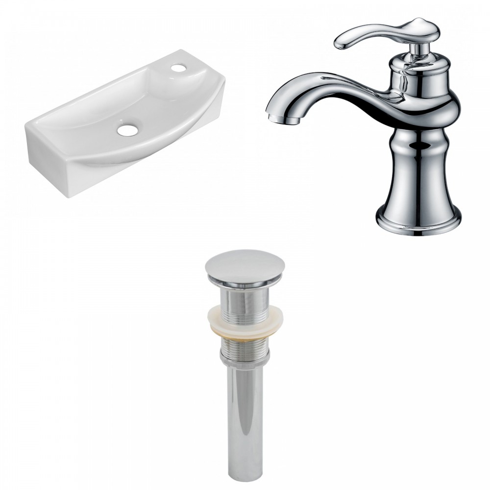 17.75-in. W Bathroom Vessel Sink Set_AI-26308