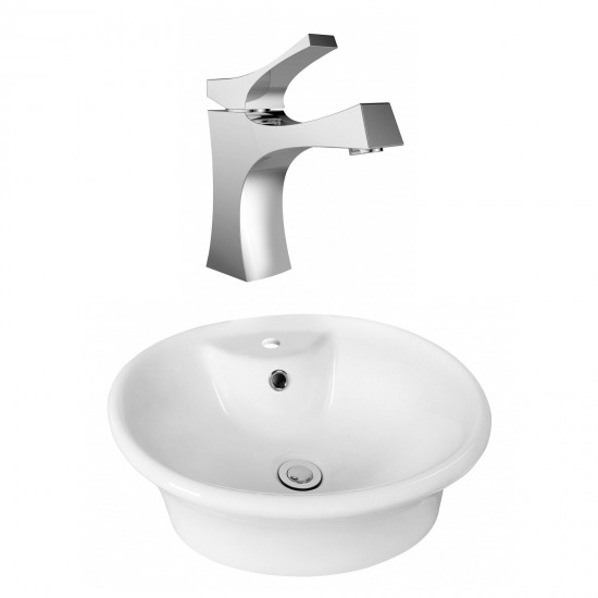 19-in. W Bathroom Vessel Sink Set_AI-15358