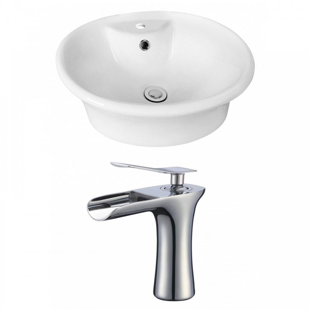 19-in. W Bathroom Vessel Sink Set_AI-17933