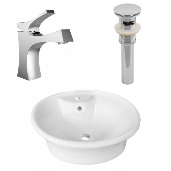 19-in. W Bathroom Vessel Sink Set_AI-26319